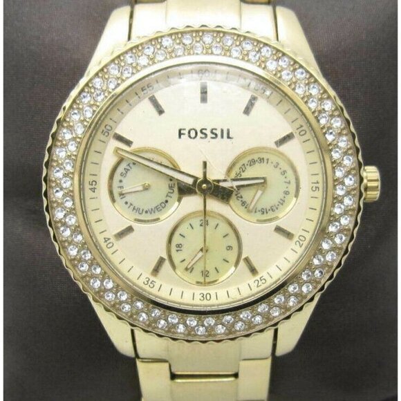 Women's Fossil Stella 5ATM Water Resistant Analog 40mm Dial Watch (C992) ES3101 - Picture 1 of 12